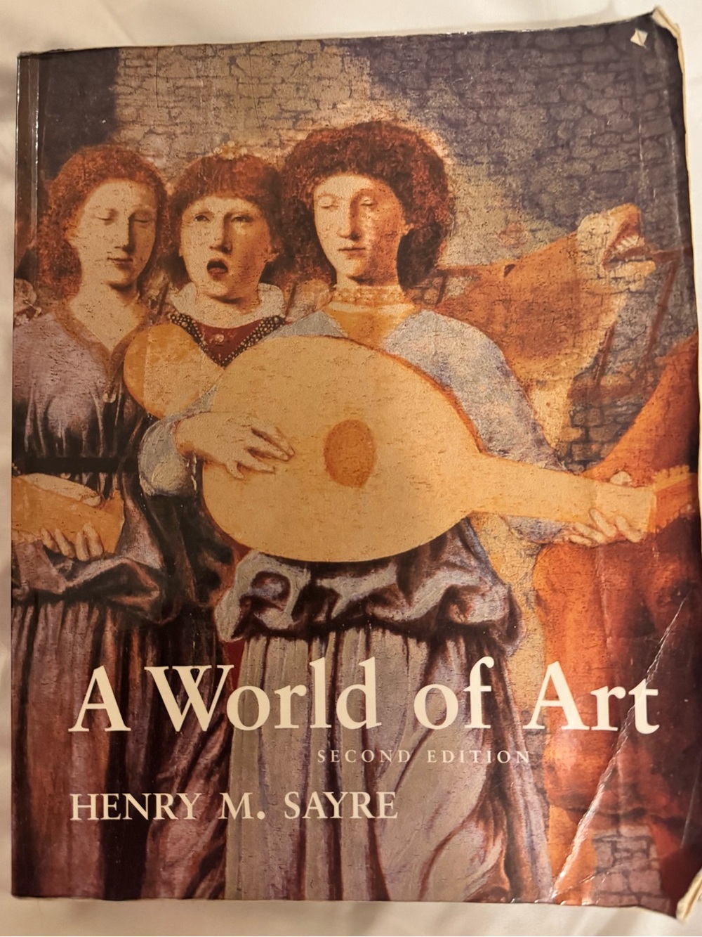 A World of Art Henry M. Sayre - Classic Brown & Gold Art Print Cover